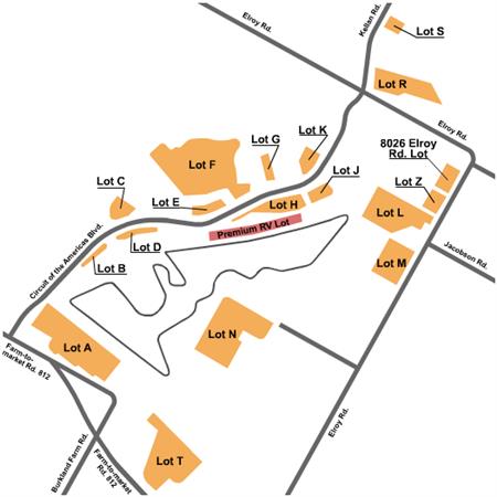 Circuit of the Americas Parking Lots