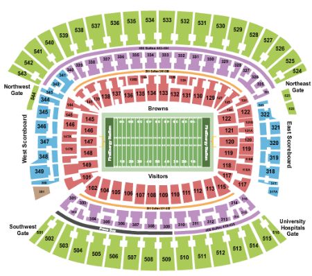 Cleveland Browns Stadium Tickets and Cleveland Browns Stadium Seating ...