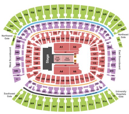 Cleveland Browns Stadium Tickets and Cleveland Browns Stadium Seating ...