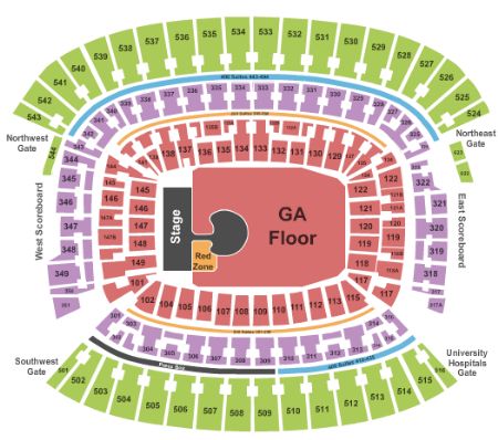 Cleveland Browns Stadium Tickets and Cleveland Browns Stadium Seating