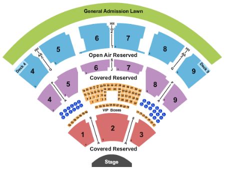 Walnut Creek Amphitheatre Tickets and Walnut Creek Amphitheatre Seating ...