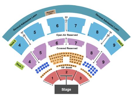 Walnut Creek Amphitheatre Tickets and Walnut Creek Amphitheatre Seating ...