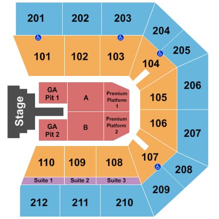 College Park Center Tickets and College Park Center Seating Chart - Buy ...