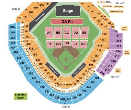 Comerica Park Tickets and Comerica Park Seating Chart - Buy Comerica ...