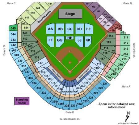 Comerica Park Tickets and Comerica Park Seating Chart - Buy Comerica ...