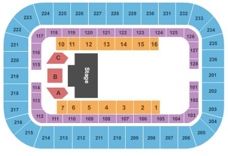 Cox Business Center Tulsa Seating Chart