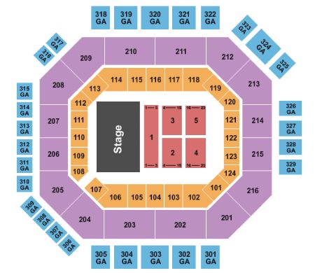 Credit One Stadium Tickets And Credit One Stadium Seating Chart - Buy ...