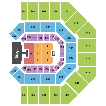 Credit One Stadium Tickets And Credit One Stadium Seating Chart - Buy ...