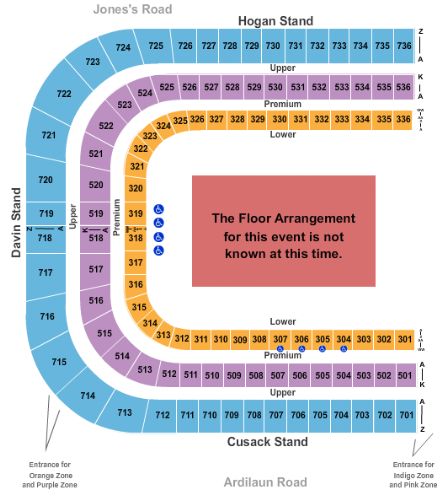 Croke Park Tickets and Croke Park Seating Chart - Buy Croke Park Dublin ...