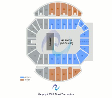 Crown Coliseum Concert Seating Chart