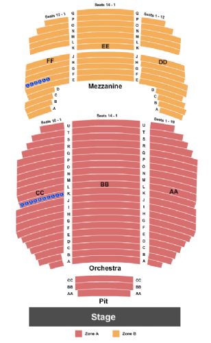 Wortham Center Cullen Theater Seating Chart