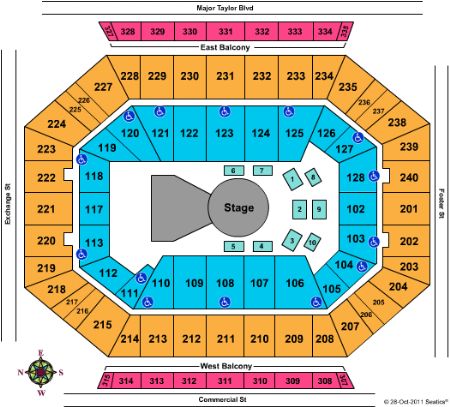 Dcu Center Seating Chart With Seat Numbers