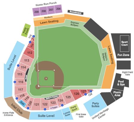 Memphis Redbirds Stadium Seating Chart