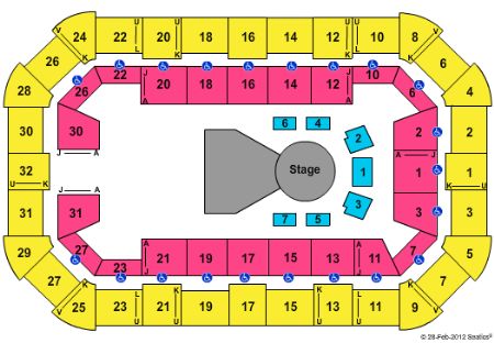 Dow Event Center Tickets and Dow Event Center Seating Chart - Buy Dow ...