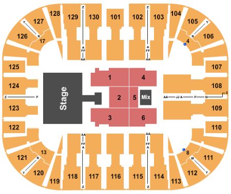 Patriot Center Tickets and Patriot Center Seating Chart - Buy Patriot ...