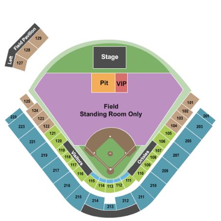 Ed Smith Stadium Tickets and Ed Smith Stadium Seating Chart - Buy Ed ...