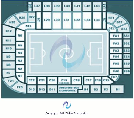 elland road seating leeds map chart ls stub tickets charts oew ls11 soccer