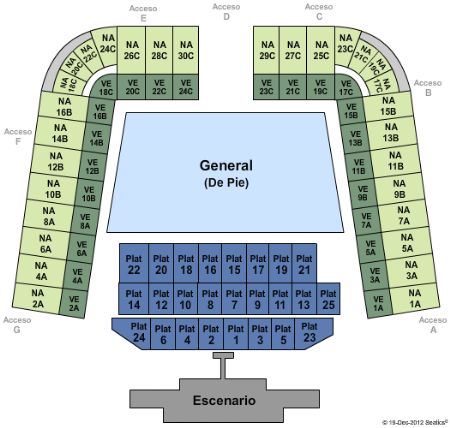 Estadio Foro Sol Tickets and Estadio Foro Sol Seating Chart - Buy ...