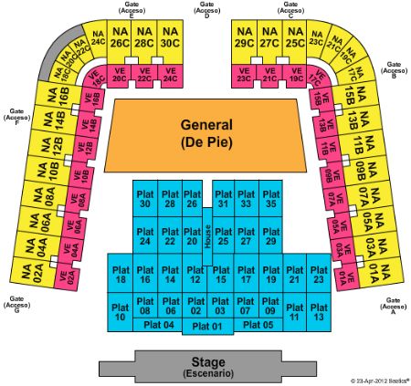 Estadio Foro Sol Tickets and Estadio Foro Sol Seating Chart - Buy ...