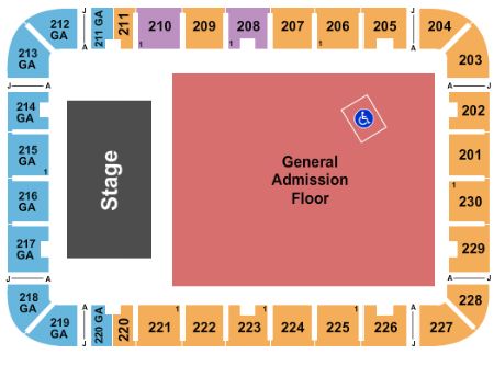 Seating Chart Us Cellular Asheville