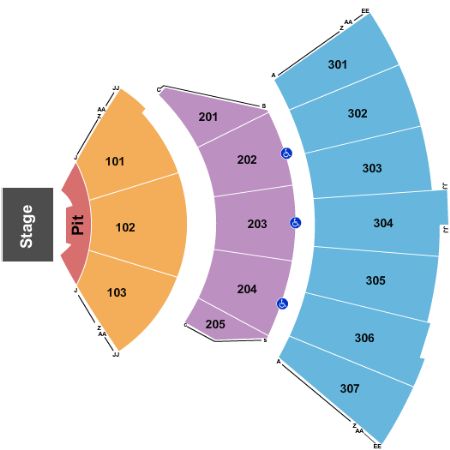 Lana Del Rey Franklin Tickets - Section 306 Row H - 9/15/2023 ...