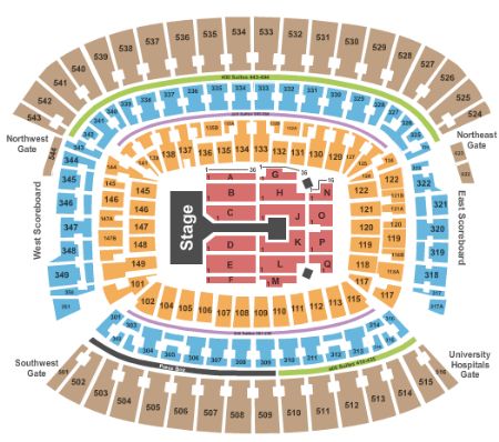 Cleveland Browns Stadium Tickets and Cleveland Browns Stadium Seating ...