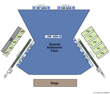 FirstMerit Bank Pavilion at Northerly Island Tickets and FirstMerit ...