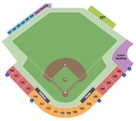 South Bend Cubs vs. Quad Cities River Bandits Tickets - 5/4/2021 - Four ...