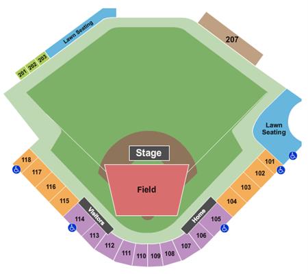 Four Winds Field at Coveleski Stadium