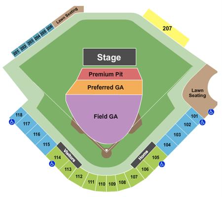 Four Winds Field at Coveleski Stadium
