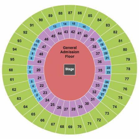 Frank Erwin Center Tickets and Frank Erwin Center Seating Chart - Buy ...