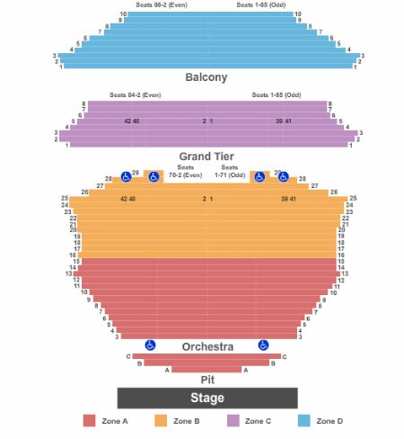 Gammage Auditorium Tickets and Gammage Auditorium Seating Chart - Buy ...