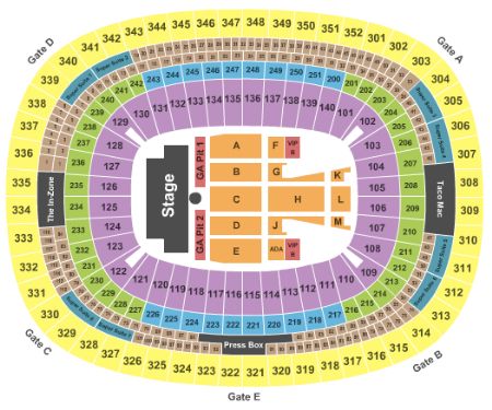 Georgia Dome Tickets and Georgia Dome Seating Chart - Buy Georgia Dome ...