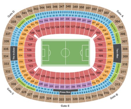 Georgia Dome Tickets and Georgia Dome Seating Chart - Buy Georgia Dome ...