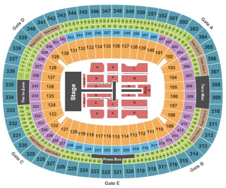 Georgia Dome Tickets and Georgia Dome Seating Chart - Buy Georgia Dome ...