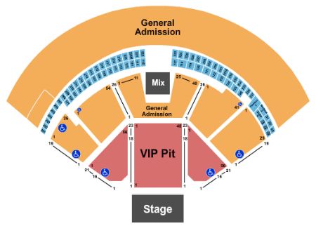 Gorge Amphitheatre Tickets and Gorge Amphitheatre Seating Chart - Buy ...