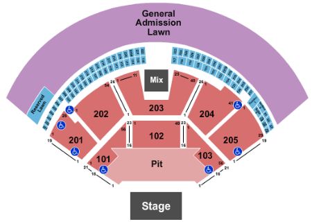 Gorge Amphitheatre Tickets and Gorge Amphitheatre Seating Chart - Buy ...