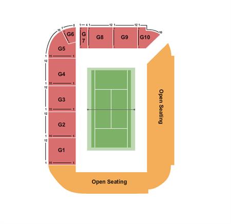 Grandstand Court At Lindner Family Tennis Center