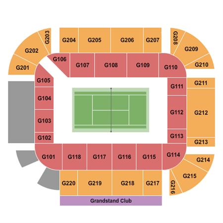 Grandstand Court At Lindner Family Tennis Center