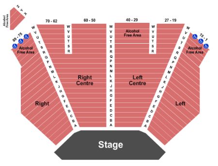 Hard Rock Cafe Seating Chart