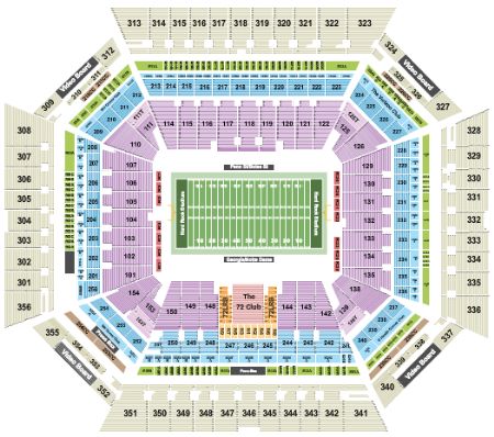 Sun Life Stadium Tickets and Sun Life Stadium Seating Chart - Buy Sun ...