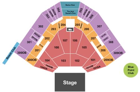 Earth, Wind and Fire Bridgeport Tickets - Section 102 Row I - 8/14/2023 ...