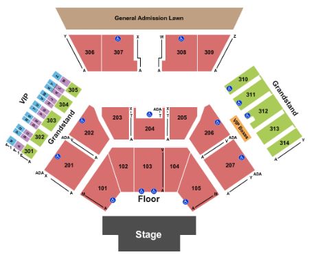 Phish Northerly Island Seating Chart