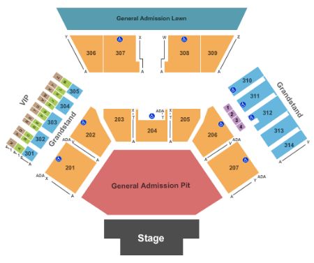 Huntington Pavilion Seating Chart