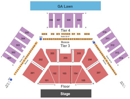 Phish Northerly Island Seating Chart