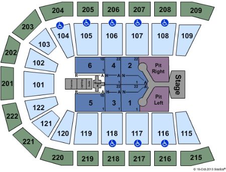 Huntington Center Tickets and Huntington Center Seating Chart - Buy ...