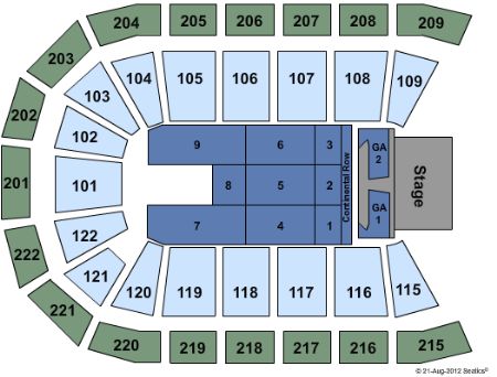 Huntington Center Tickets and Huntington Center Seating Chart - Buy ...