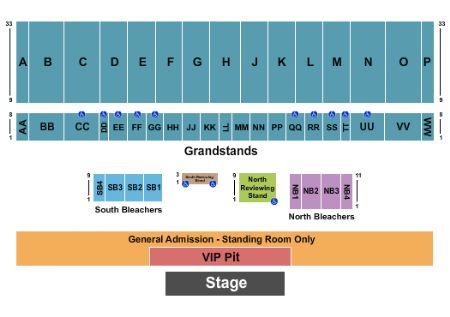 Illinois State Fairgrounds - Grandstand Tickets and Illinois State ...