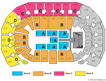 Intrust Bank Arena Tickets And Intrust Bank Arena Seating