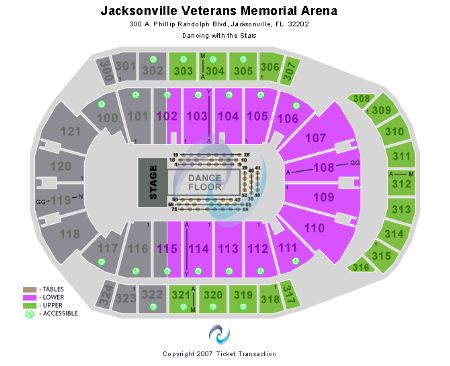 Jacksonville Veterans Memorial Arena Tickets and Jacksonville Veterans ...